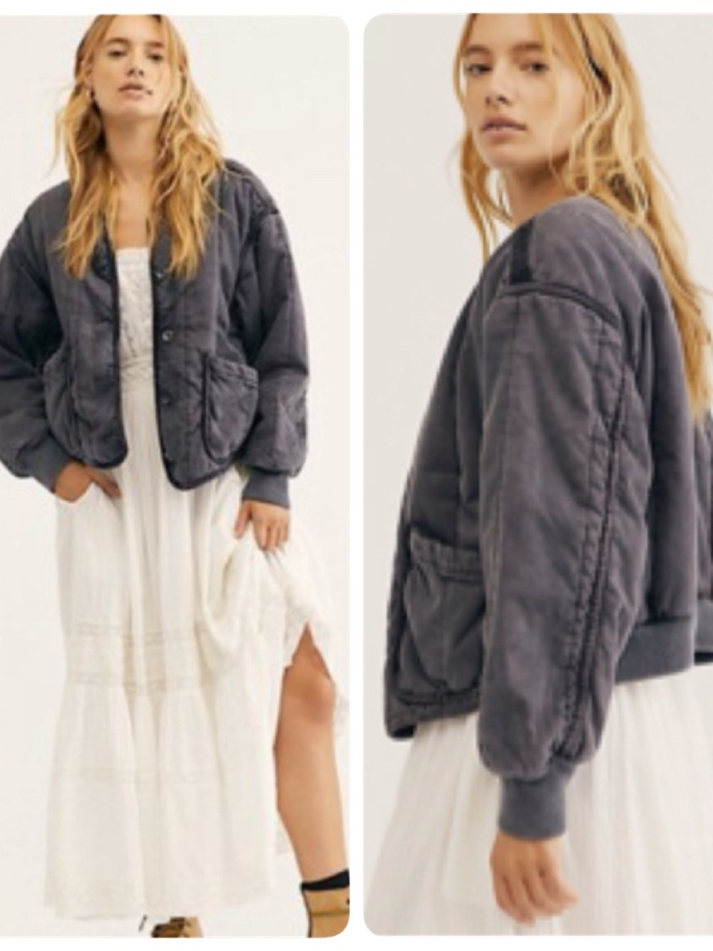 FREE PEOPLE MIXED SIGNALS JACKET SIZE LARGE